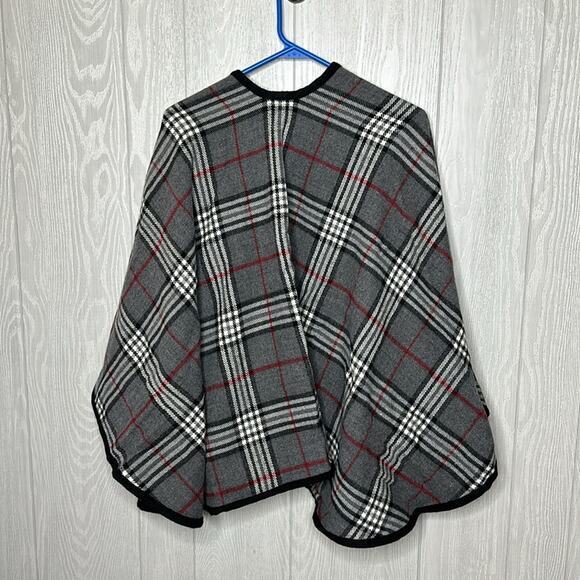 V.FRAAS Plaid Poncho Shaw one Size‎ - Picture 4 of 4